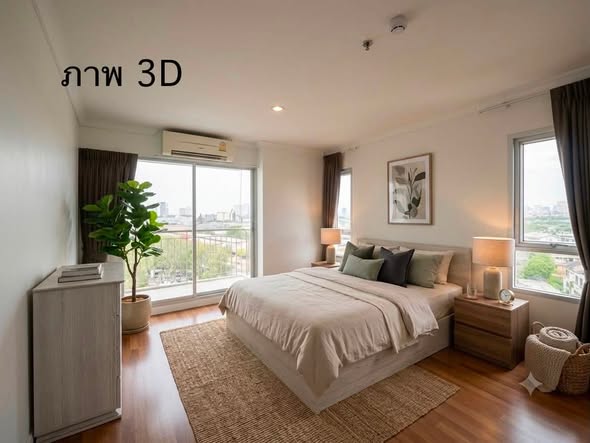 bedroom of Lumpini Place Rama 9 – Ratchada