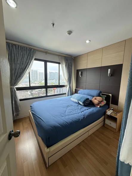 bedroom of Lumpini Place Ratchada-Tha Phra