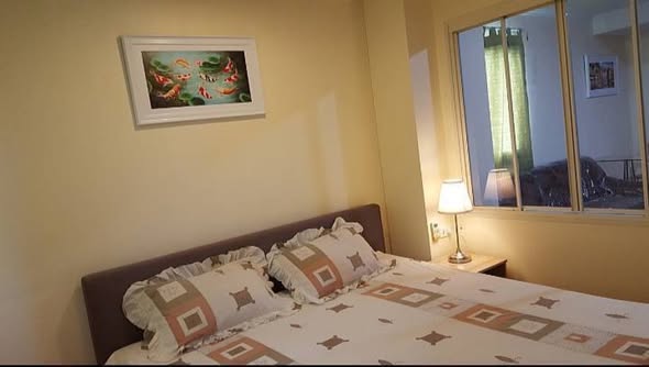 bedroom of Lumpini Ville Cultural Center