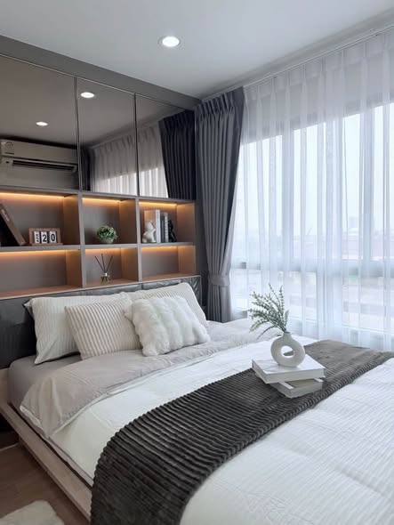 bedroom of Lumpini Ville Rat Burana – Riverview 1