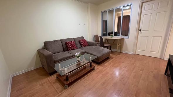 living room of Lumpini Ville Sukhumvit 77-2