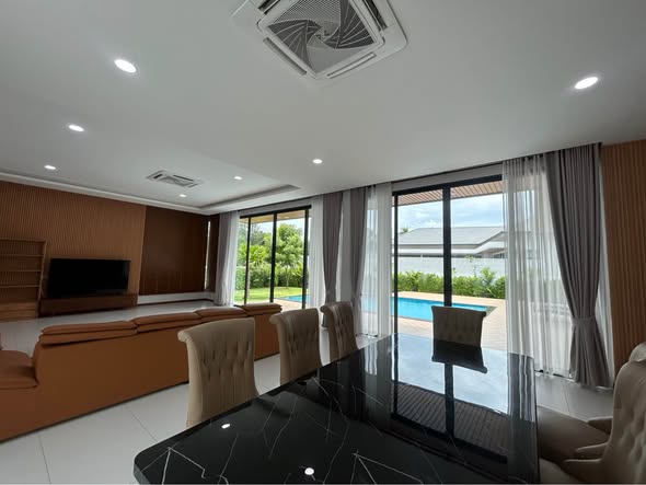 bedroom of Luxury pool villa 604