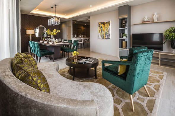 living room and room interior of M Thonglor 10