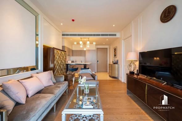 bedroom and living room of Magnolias Waterfront Residences
