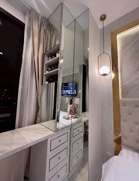 bedroom and bathroom of Maru Ladprao 15 : มารุ ลาดพร้าว 15