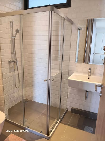 room interior and bathroom of Mattani Suites