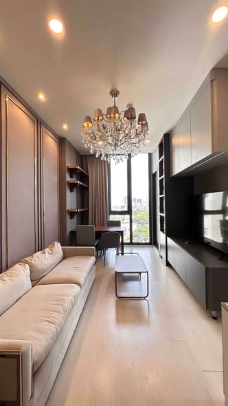 living room of แมสซารีน รัชโยธิน | Mazarine Ratchayothin by Grand Unity