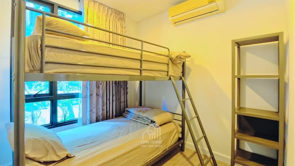 bedroom of Metro Luxe Riverfront Rattanathibet