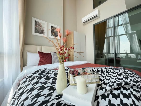 bedroom of Metro Sky Prachachuen