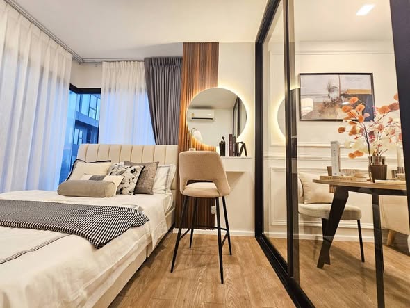 bedroom of Modiz Sukhumvit 50 โมดิซ สุขุมวิท 50