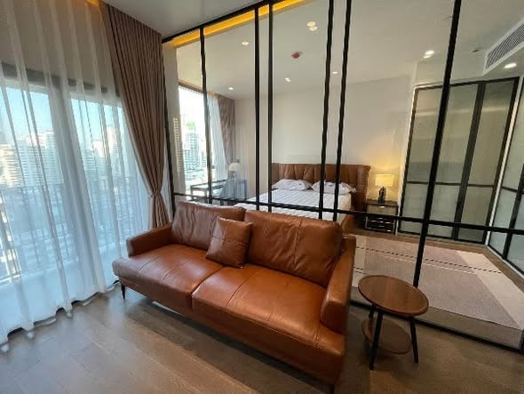 living room and bedroom and room interior of MUNIQ Sukhumvit 23