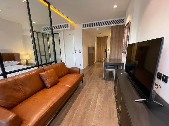 living room and room interior of MUNIQ Sukhumvit 23