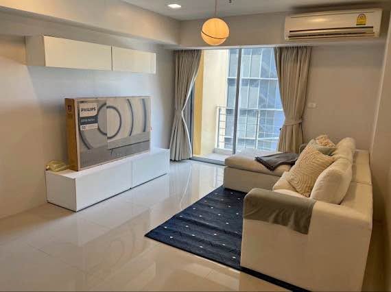 bedroom and living room of My Resort Bangkok