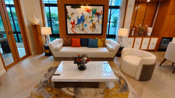 living room of Nantawan Rama 9 Srinakarin