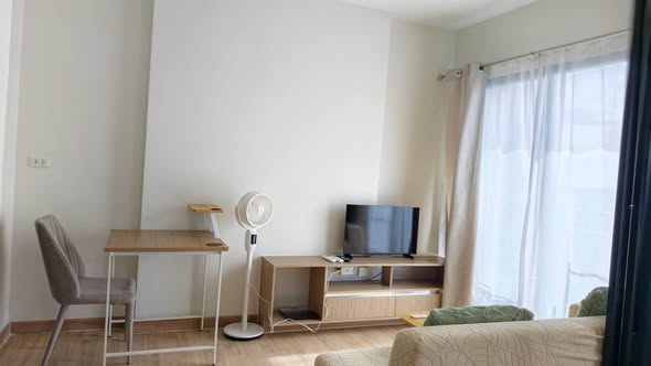 living room and bedroom of Niche MONO Sukhumvit Bearing