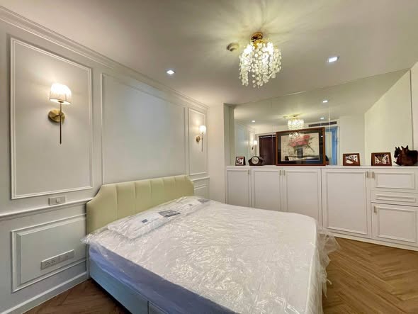 bedroom of Noble Ambience Sarasin โนเบิล แอมเบียนส์ สารสิน