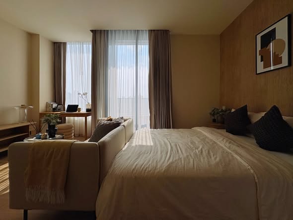 bedroom of Noble Form Thonglor โนเบิล ฟอร์ม ทองหล่อ
