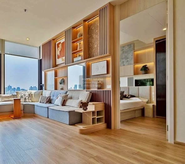 living room of Noble Form Thonglor โนเบิล ฟอร์ม ทองหล่อ