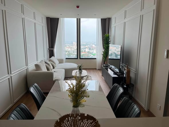 living room of Noble Form Thonglor โนเบิล ฟอร์ม ทองหล่อ