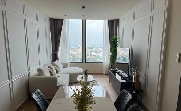 living room and bedroom of Noble Form Thonglor โนเบิล ฟอร์ม ทองหล่อ