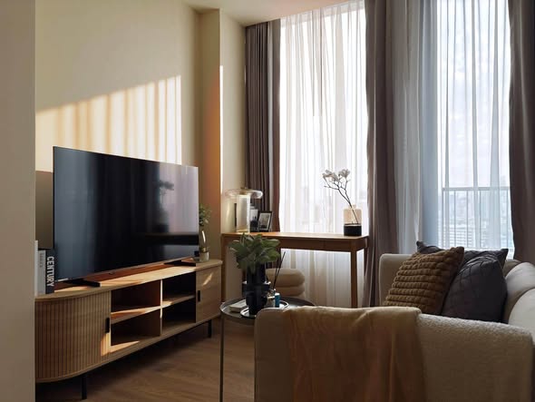 living room and room interior of Noble Form Thonglor โนเบิล ฟอร์ม ทองหล่อ