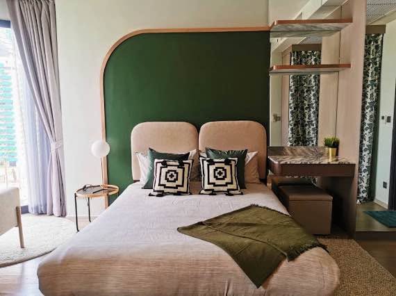 bedroom of Noble Revolve Ratchada 1