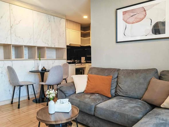 living room of Notting Hill The Exclusive Charoen Krung 93