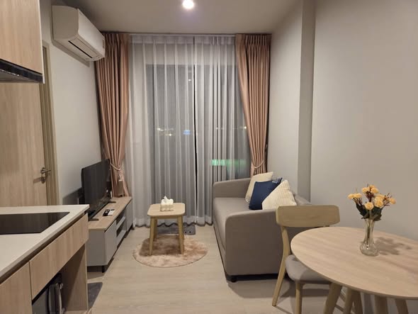 living room and bedroom of Nue Mega Plus Bangna