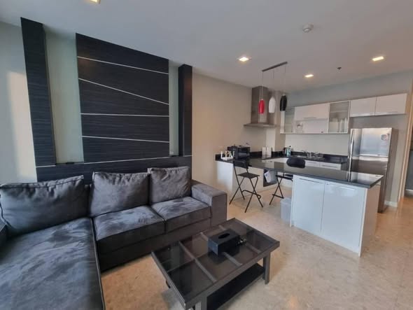 living room and kitchen of Nusasiri Grand Condo
