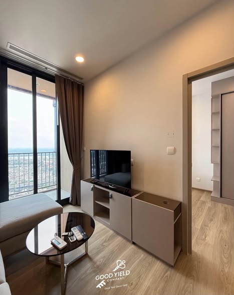 bedroom and living room of Oka Haus