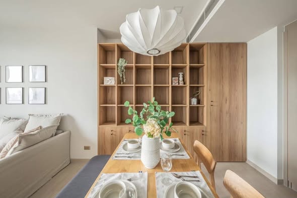 living room and room interior of One9Five Asoke – Rama 9