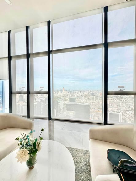 living room and room interior of One9Five Asoke – Rama 9