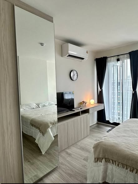 bedroom of Origin Play Sri Udom Station (Sales gallery) – ออริจิ้น เพลย์ ศรีอุดม สเตชั่น (สำนักงานขาย)