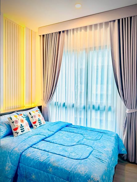 bedroom of Origin Plug & Play Ramintra : ออริจิ้น ปลั๊ก แอนด์ เพลย์ รามอินทรา