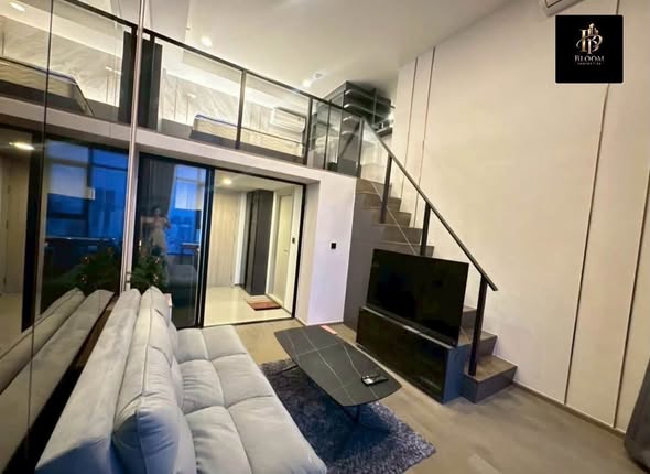 living room and room interior of Park Origin Chula-Sam Yan