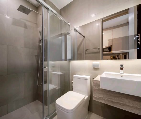 bathroom of Park​ Origin​ Phaya Thai