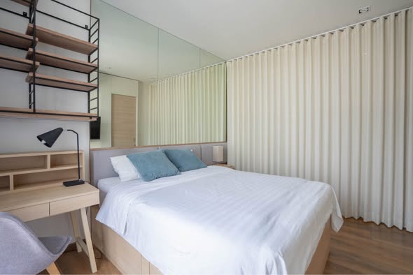 bedroom and room interior of Park Origin Phrom Phong