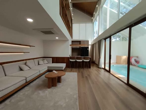 living room and room interior of Passorn Prestige Jatuchot-Watcharaphon