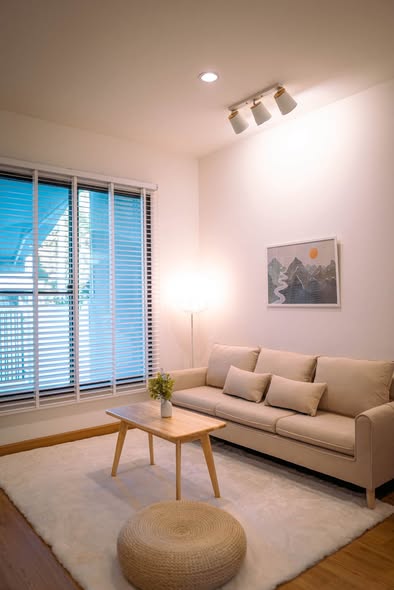living room and bedroom of พลีโน่ สุขุมวิท-บางนา Pleno Sukhumvit-Bangna