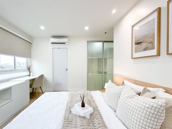 bedroom of Premsiri Botique Park Condominium