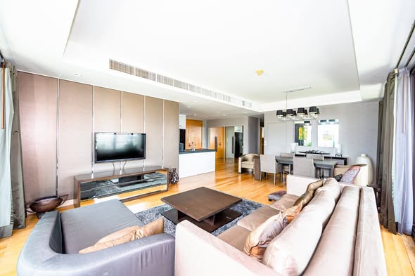 living room of Prive by Sansiri