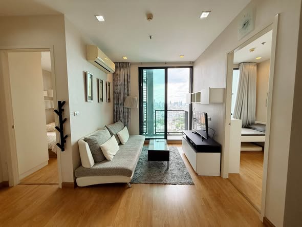 bedroom and living room and room interior of Q House Sukhumvit 79