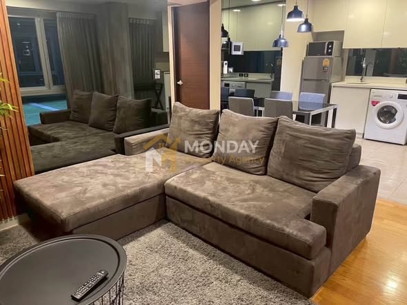 living room of Quad Silom condominium