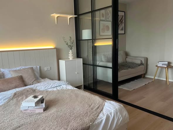 bedroom of Ratchada Prestige Ladprao 48