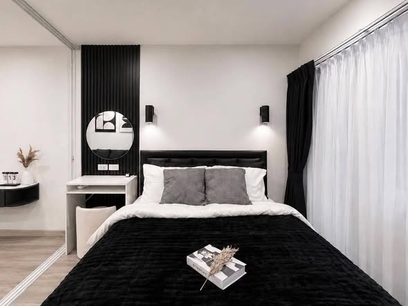 bedroom of Ratchada Prestige Ladprao 48