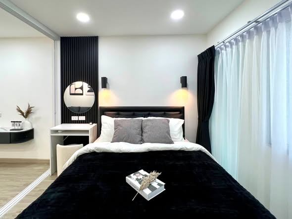 bedroom of Ratchada Prestige Ladprao 48