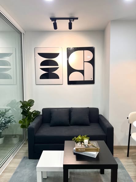 living room of Ratchada Prestige Ladprao 48