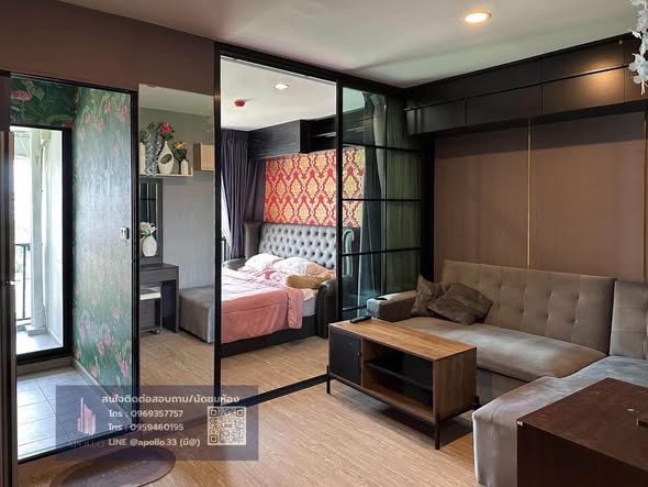 living room and bedroom and room interior of REACH Phahon Yothin 52 (รีช พหลโยธิน 52)