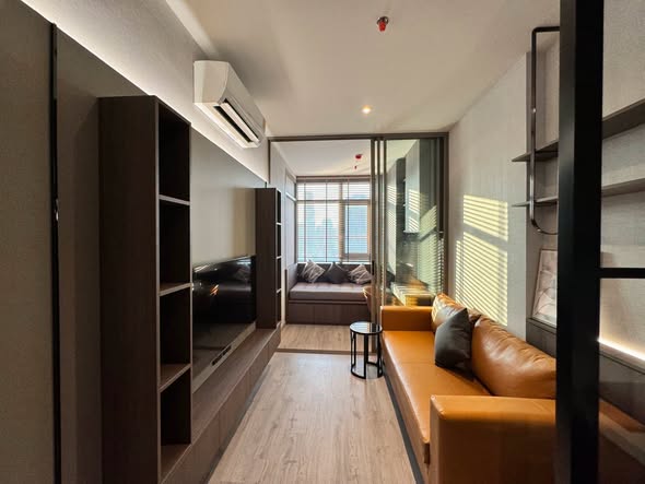 living room and bedroom and room interior of Rhythm Ekkamai Estate