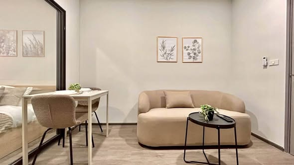 living room of Rich Point @BTS Wutthakat